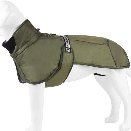 Cozy Canine Cloak: Stylish And Warm Pet Winter Wear With Reflective