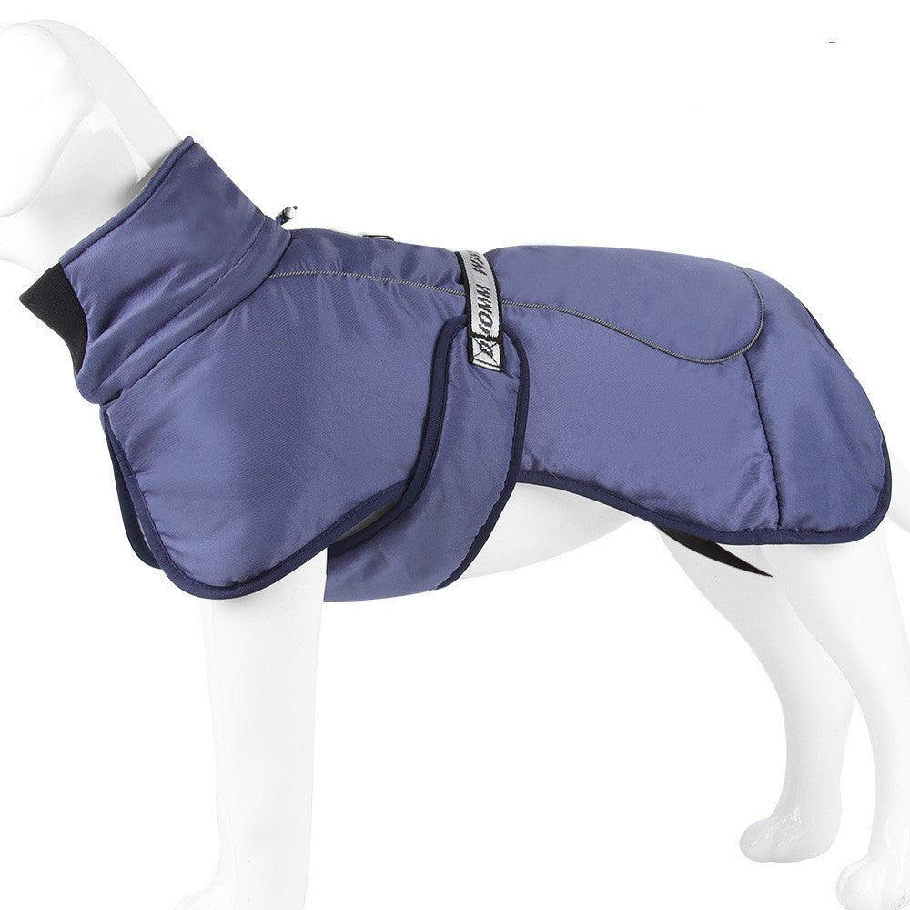 Cozy Canine Cloak: Stylish And Warm Pet Winter Wear With Reflective