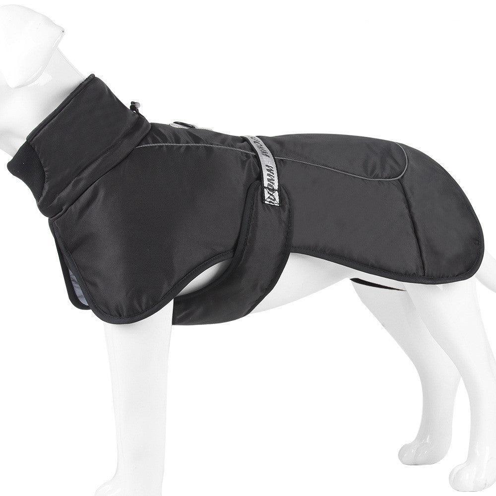 Cozy Canine Cloak: Stylish And Warm Pet Winter Wear With Reflective