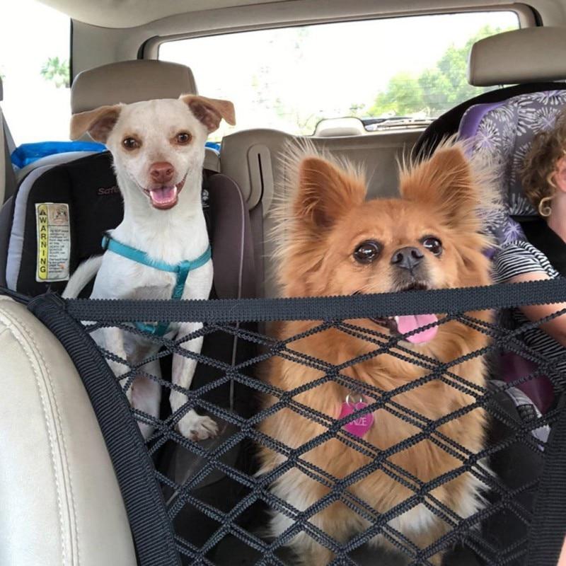 Premium Pet Car Barrier | Heavy Duty Mesh Partition & Organizer.