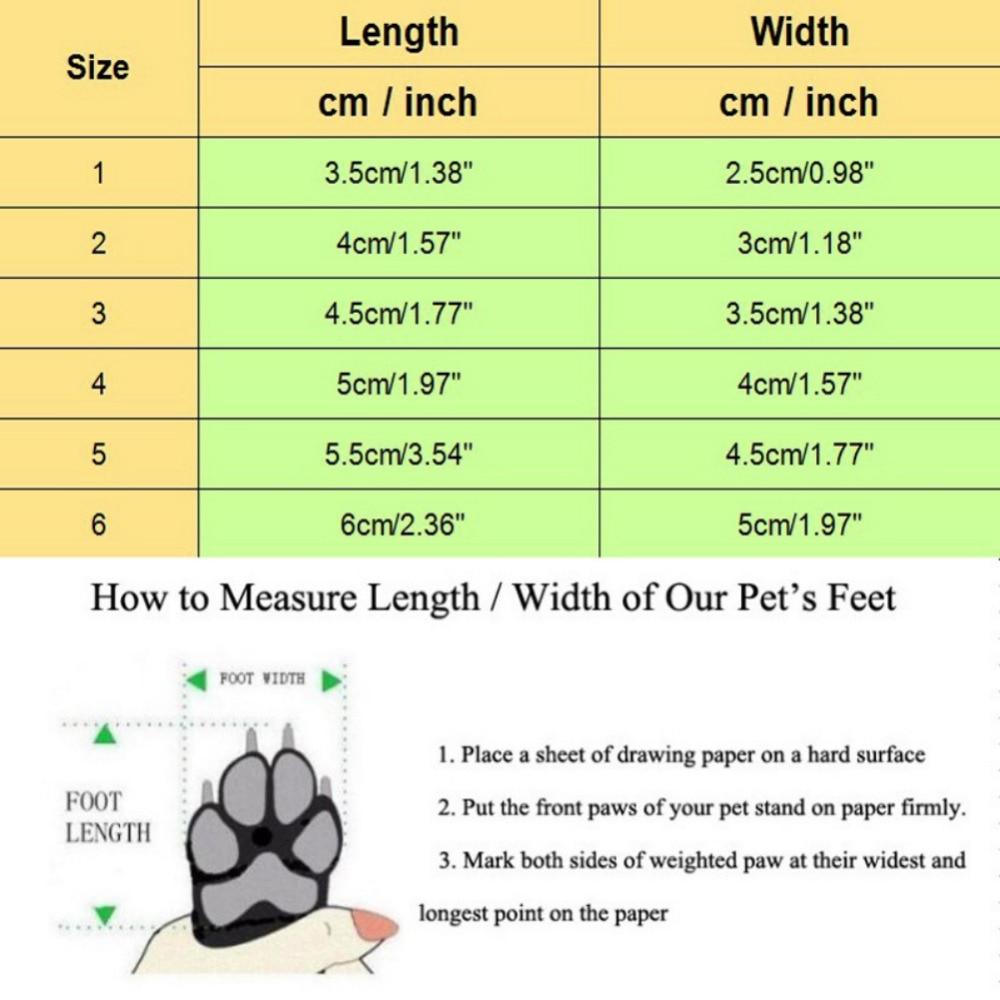 Dog Snow Boots - Warm Fleece Lined Paw Protectors (Set of 4)